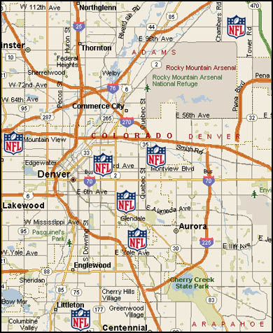 denver flag football locations